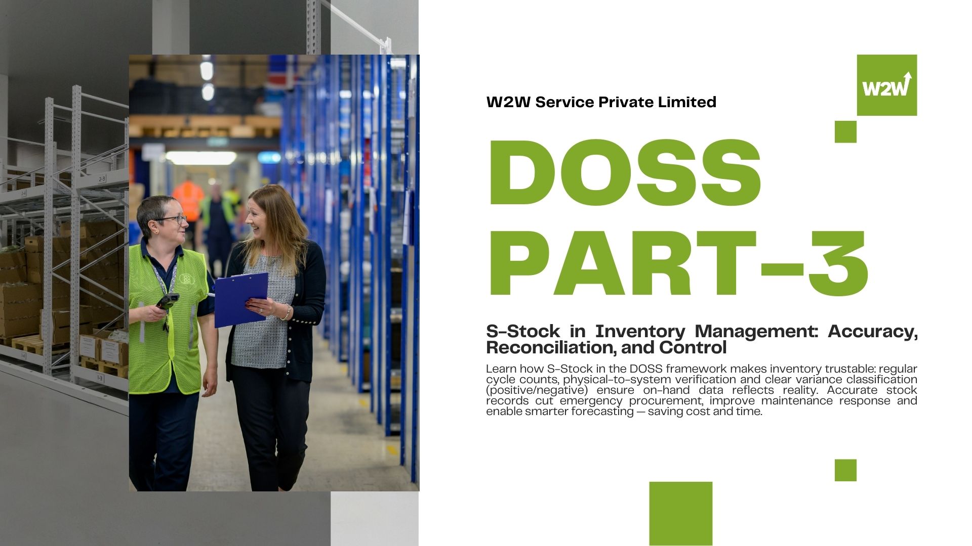 S-Stock in Inventory Management: Accuracy, Reconciliation, and Control