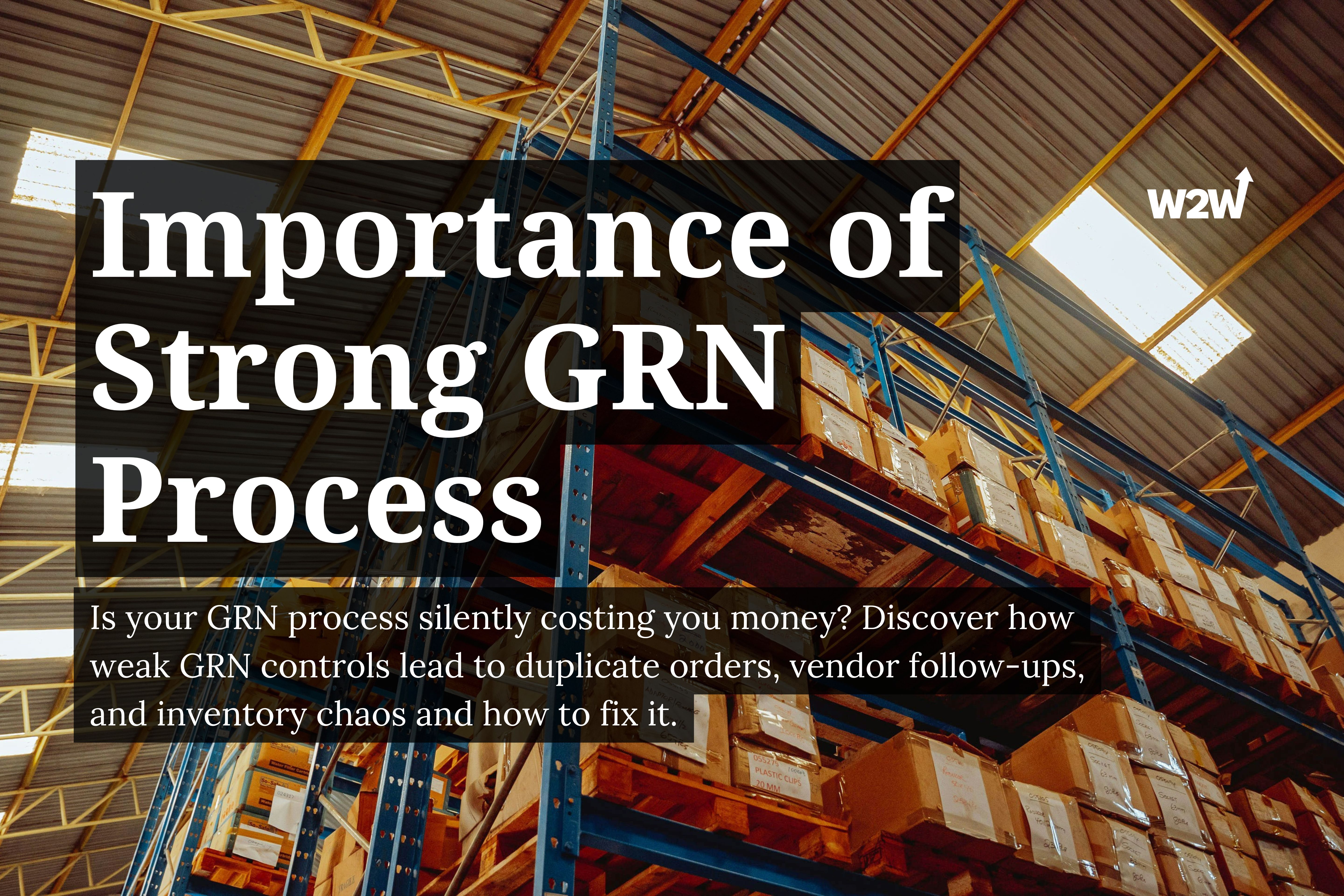 The ₹10 Lakh Bearing You Already Own: How Delayed GRNs Kill Manufacturing Profits